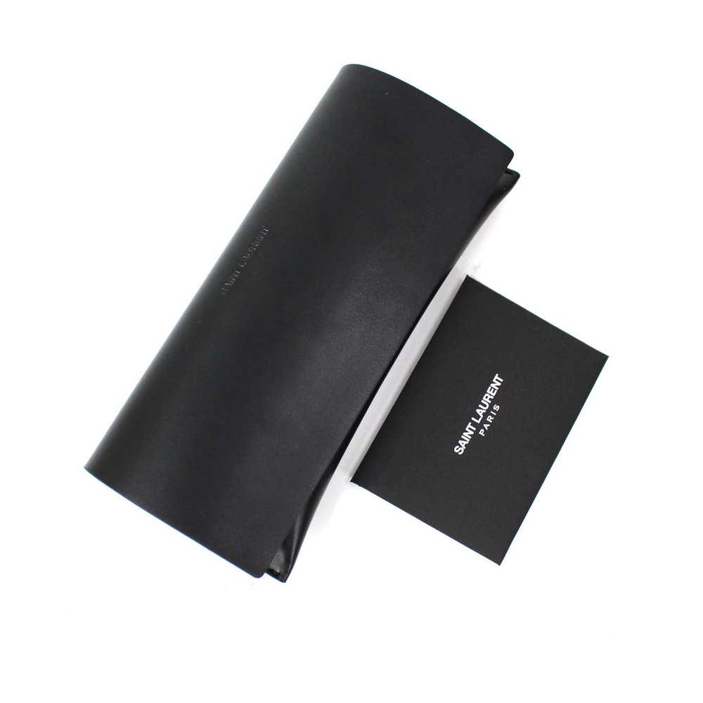 Saint Laurent Black Slim Lightweight Cat-Eye Sunglasses NEW Full Rim YSL - Picture 7 of 8